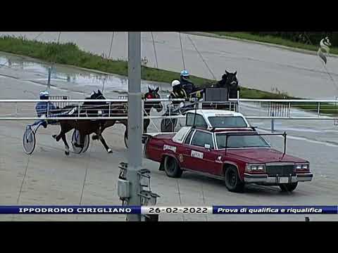 Aversa trotto 26 Febbraio 2022 - Prova di qualifica e riqualifica