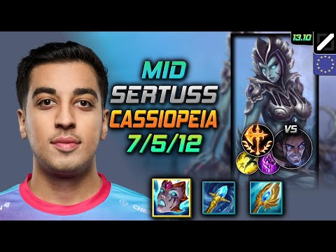 Cassiopeia Mid Build Sertuss Liandry's Anguish Conqueror - LOL EUW Challenger Patch 13.10