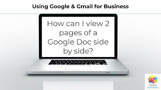 How can I view 2 pages of a Google Doc at the same time using Google Workspace or Gmail?