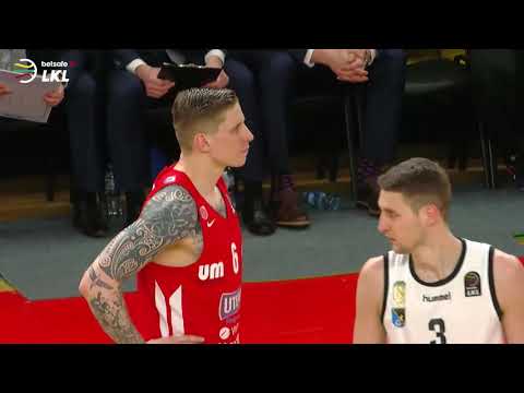 LKL league. BC "Juventus" 90 vs 86 BC "Nevezis". 10/03/2019