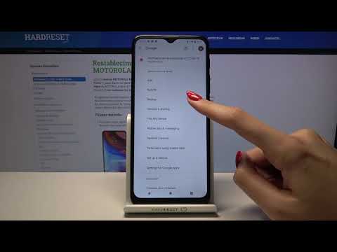 Cómo hacer una copia de seguridad en MOTOROLA Moto E7 Power - Google backup