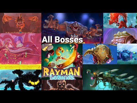 Rayman Legends|Todos los jefes/All Bosses +Back to Origins