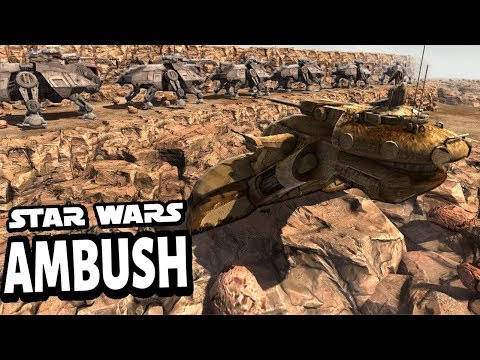 Clone ATTE Ambush ! 212th Attack Battalion -Battle On Ryloth - Star Wars GAW Mod
