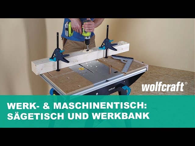 Video teaser per Werk- & Maschinentisch MASTER cut 1500 : Sägetisch und Werkbank in einem | wolfcraft