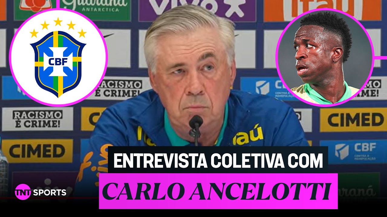 ANCELOTTI REVELOU OS 11 TITULARES? TÉCNICO DIZ QUE VAI CANTAR NO TROTE E TIRAR O MELHOR DO VINI