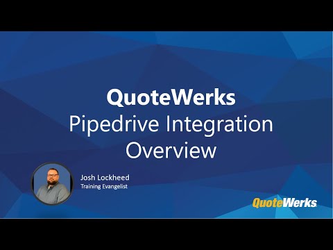 
Pipedrive Integration Overview | QuoteWerks Feature Spotlight