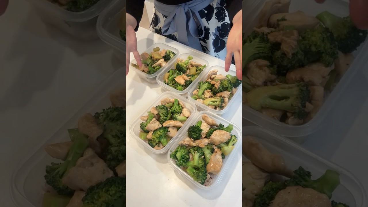 【結局これが1番痩せる！】続きやすいダイエット法。鶏むね肉とブロッコリーの冷凍弁当#冷凍ストック #冷凍弁当 #ダイエット