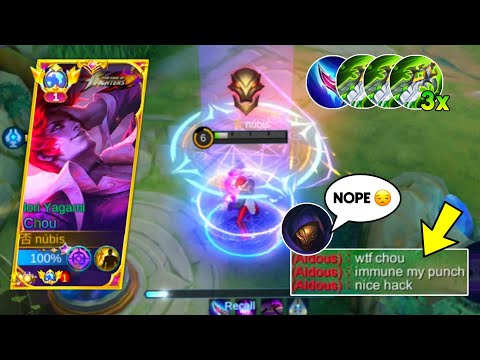 REASON WHY ALDOUS USERS HATE MY CHOU! 😆 | MLBB CHOU FREESTYLE GAMEPLAY |