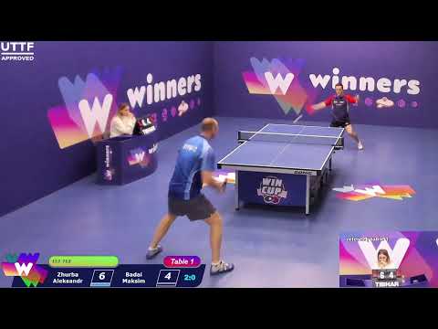 WINners CUP table 1  30.11 Zhurba Aleksandr - Badai Maksim 21:30