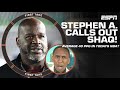 LIES! LIES! LIES! 🗣️ - Stephen A. calls out Shaq for 40 PPG comments | First Take