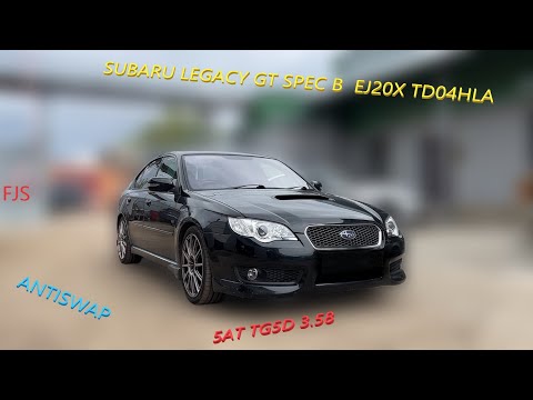 Обзор Subaru Legacy B4 bl5 ej20x spec b + 5at tg5d 2008 год
