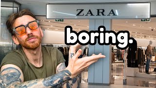 MENS SECTION OF CLOTHING SHOPS ARE SHOCKINGLY BAD