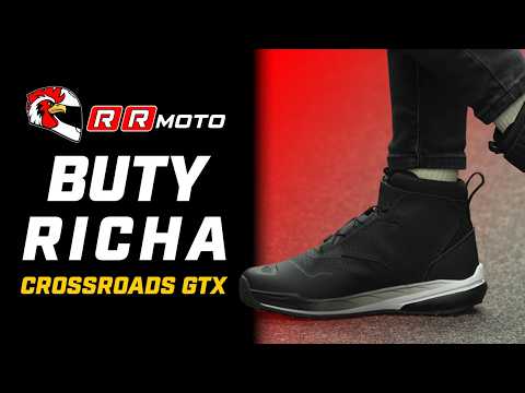 RICHA CROSSROADS GTX _ wodoodporne buty motocyklowe z GORE_TEX i D3O