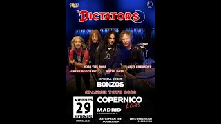 The Dictators, live in Madrid,  29/9/2023