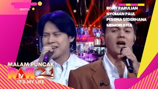 Download lagu Rony ft Nyoman Paul - Pesona Sederhana, Memori Kita | MALAM PUNCAK HUT RARTV 21ST IT'S MY LIFE  mp3