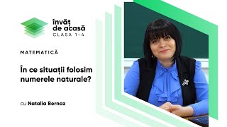 "În ce situații folosim numerele naturale"