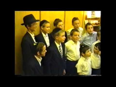 Hachnosas Sefer Torah in Reb Dovid Halpern's Shul, Hendon, NW London - circa 1992