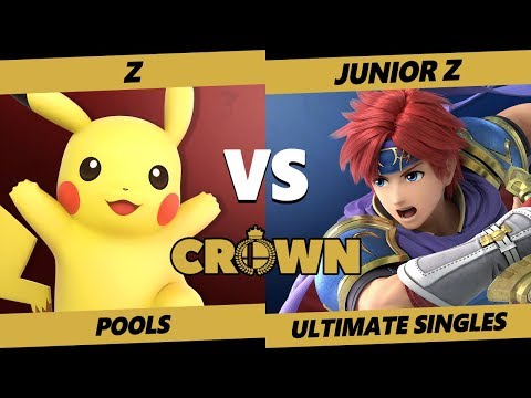 Crown 2019 SSBU - Z (Pikachu) Vs. Junior Z (Roy) Smash Ultimate Tournament Pools
