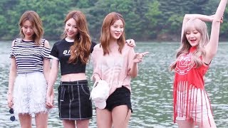 [ENG SUB] 180614 TV10 Playing with water in the Summer with 9MUSES 10+Star June Issue Behind