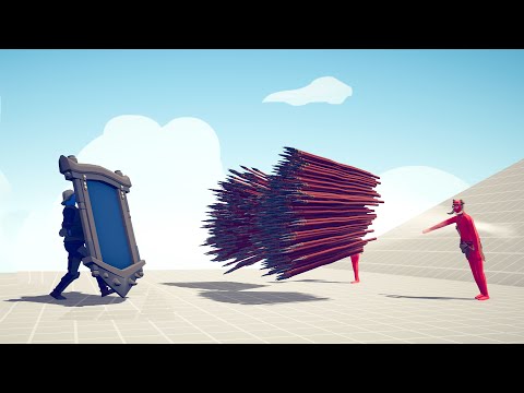 MIRROR SHIELD vs 2x EVERY GOD - Totally Accurate Battle Simulator TABS