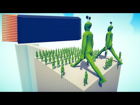 100x ALIENS + 2x GIANTS vs EVERY GOD - Totally Accurate Battle Simulator TABS