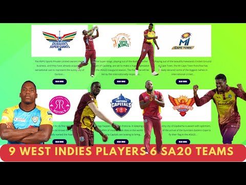 SA20 IPL in South Africa 9 West Indies Players Made The Cut