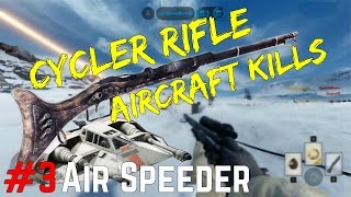 Cycler Rifle VS Air Vehicles Kill #3 T-47 Airspeeder