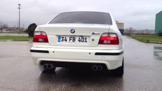 preview picture of video 'BMW e39 M5 exhaust sound izmit'