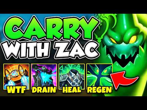 YOU'RE PLAYING ZAC JUNGLE WRONG! THIS IS THE TRUE CARRY BUILD!
