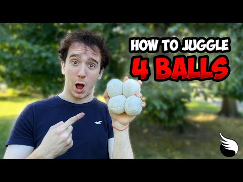 How to Juggle 4 Balls (SIMPLEST EXPLANATION)