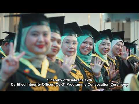 Majlis Konvokesyen Pegawai Integriti Bertauliah (CEIO) Ke-12