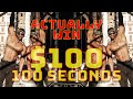 Hang challenge 100 Seconds 100 Dollars | Win $100 | Heavyweight Calisthenics