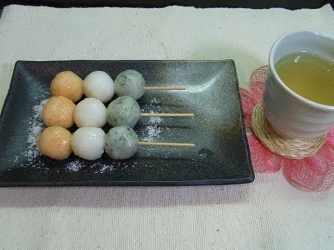 How to make Hanami Dango 花見団子の作り方