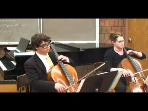 John Martin Wilson - Senior Recital -  Vivaldi, Allegro from Concerto in G minor for Two Cellos