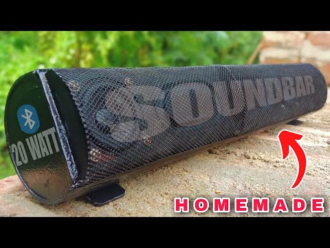 How To Make A Soundbar At Home | Homemade HIFI Soundbar