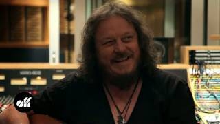 Zucchero et Patrick Fiori en studio.