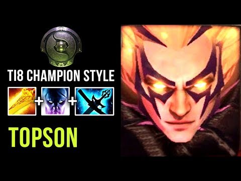 Topson TI8 Champion Style First Big Item Radiance New Meta Build?! - Dota 2