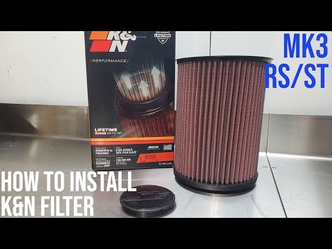 Focus RS & ST how to install K&N air filter