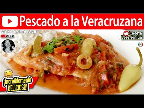 PESCADO A LA VERACRUZANA | #VickyRecetaFacil