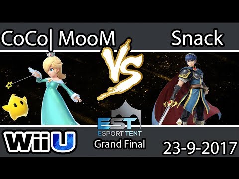 ESportTent 2017- Grand Final - Lord Snackignton (Marth, MegaMan) VS COCO| MooM (Rosa)