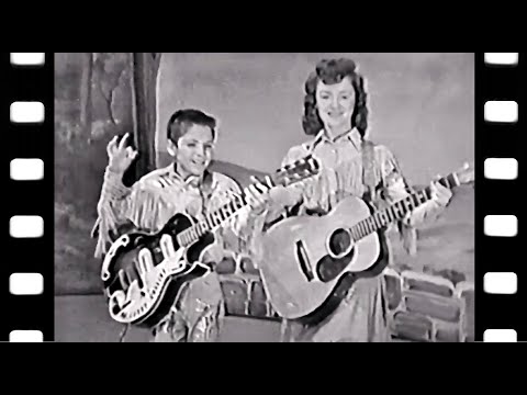 The Collins Kids - Shake, Rattle and Roll / TV Video Clip (Remastered) "Ozark Jubilee" (1955)