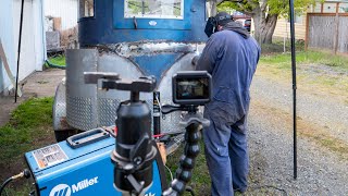 Sauna Trailer Step 6: Horse Trailer Rust Removal & Fix