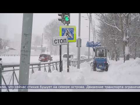 05.02.2026 Метель обрушится на юг Сахалина в пятницу, 6 февраля