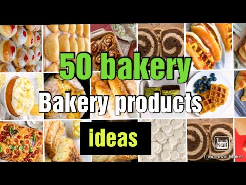 50 bakery products to sell! Different types of bakery products!! bakery products for beginners