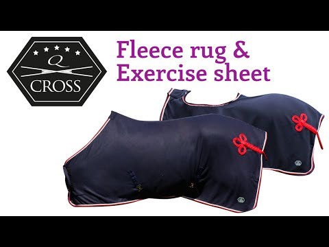 Exercise Fleece Rug Eldorado - Marine 