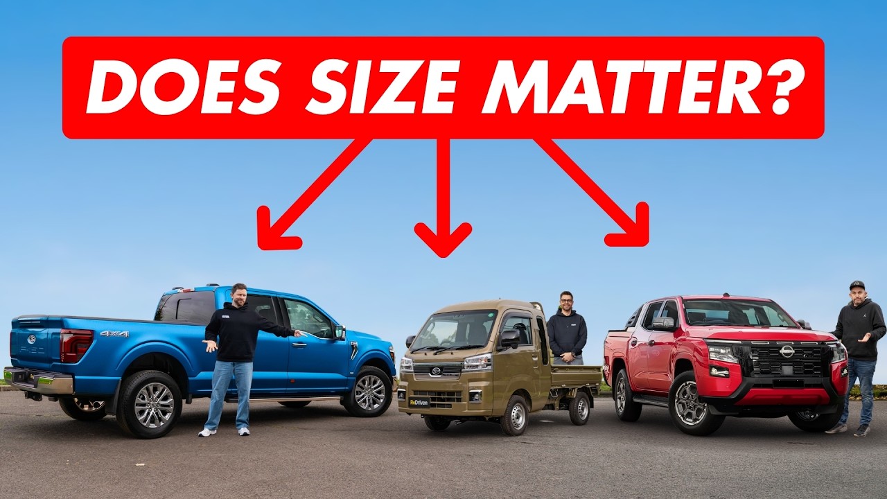 Kei truck vs Dual-cab ute vs American pickup. Which do you ACTUALLY need?