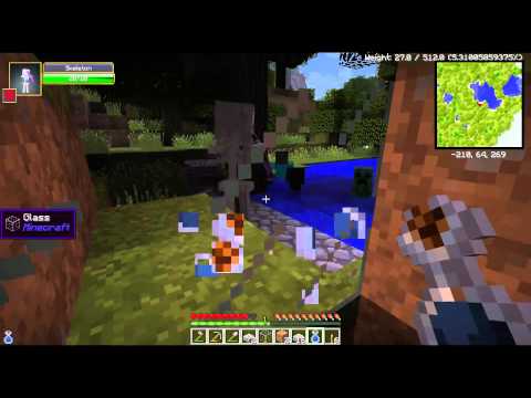 Let's Play Minecraft FTB Blood N' Bones: E2 - Day 2 and still alive!