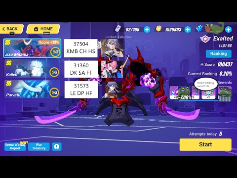 [Hi3 MA Pleb] Jizo (37504), Kallen (31360), Parvati (31573) - 100437