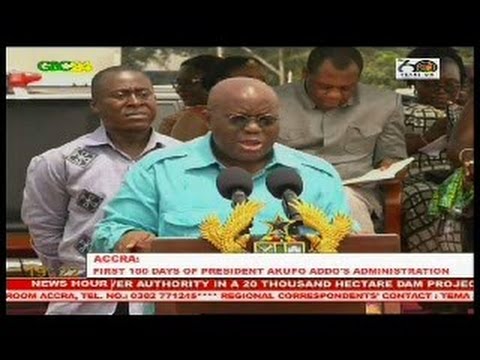 President Akufo-Addo marks 100 days in office