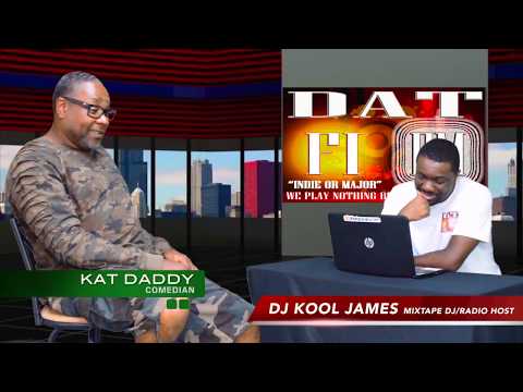 DJ Kool James & DAT FI FM interviews comedian Kat Daddy!!